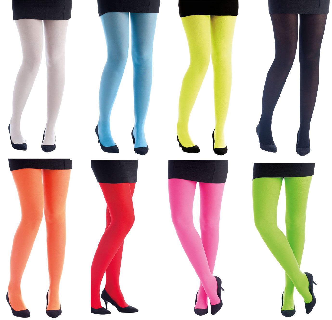 collant rose fluo femme