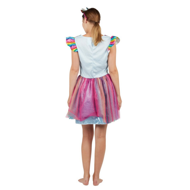 Déguisement de Licorne Multicolore Femme