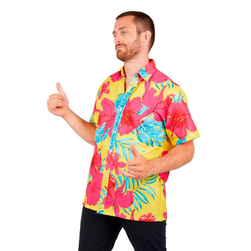 Chemise Hawaïenne Fleurs Homme PtitClown