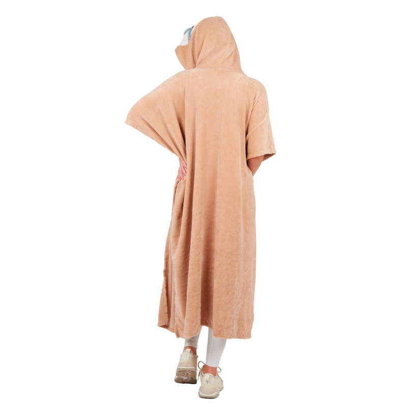 Poncho de Paresseux Beige Adulte PtitClown