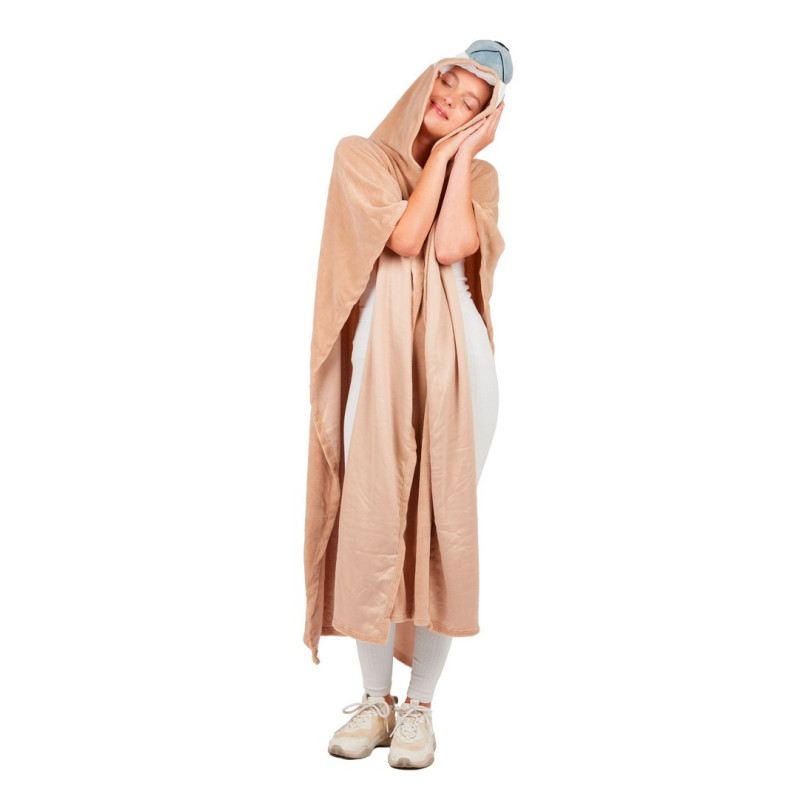 Poncho de Paresseux Beige Adulte PtitClown