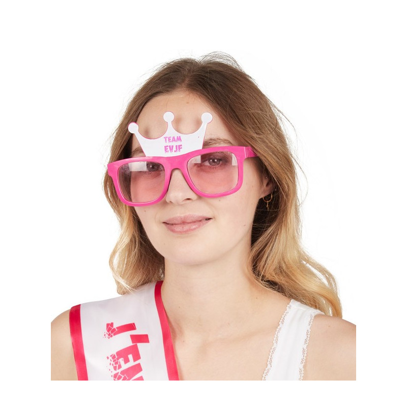 Lunettes Couronne EVJF Roses Femme PtitClown