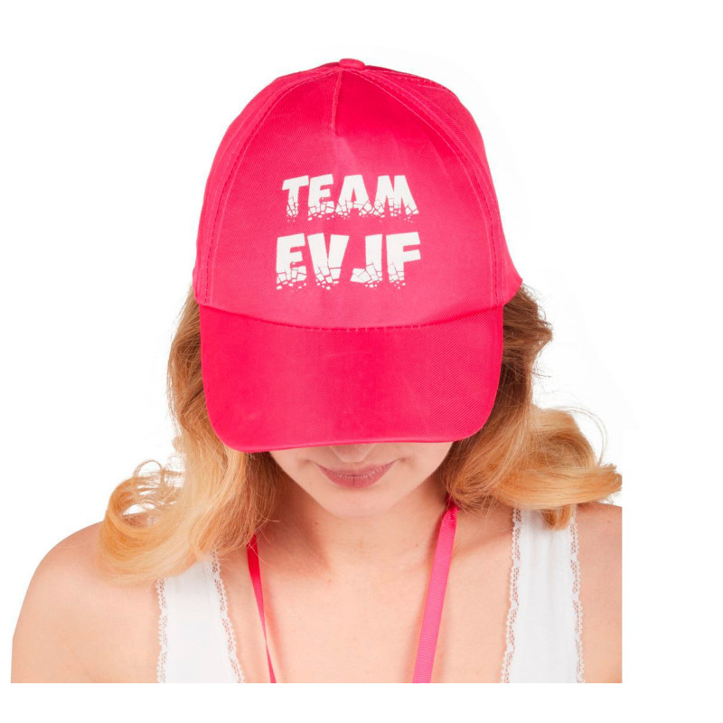 Casquette Rose Team EVJF Femme PtitClown