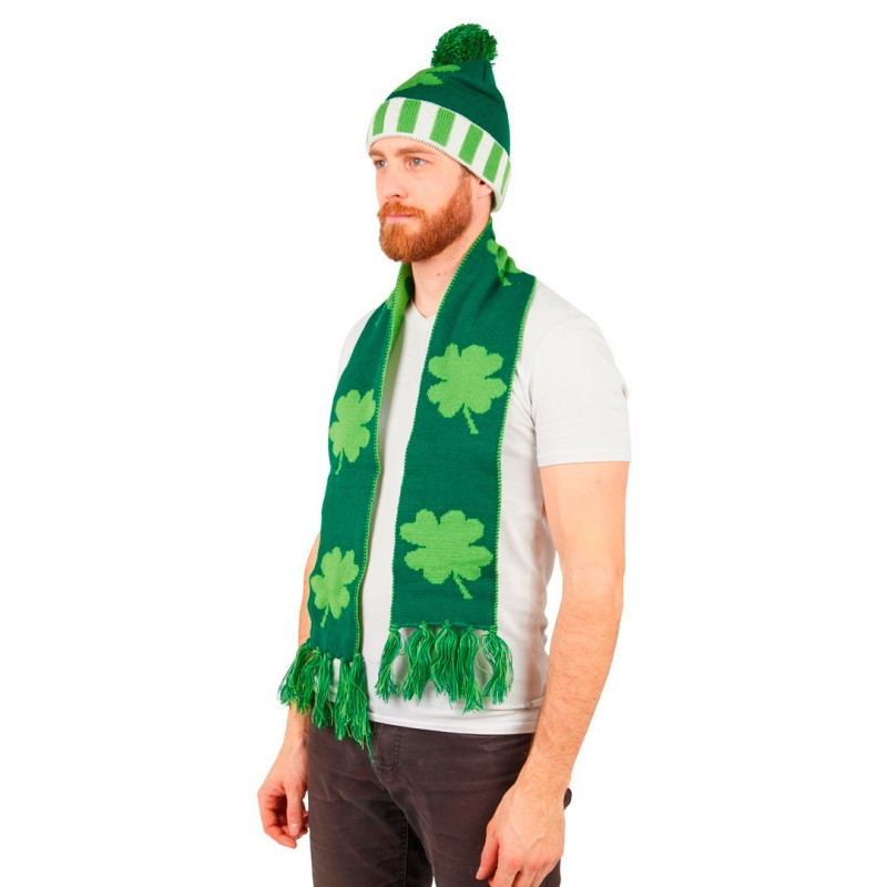 Bonnet et Echarpe Saint Patrick Adulte PtitClown