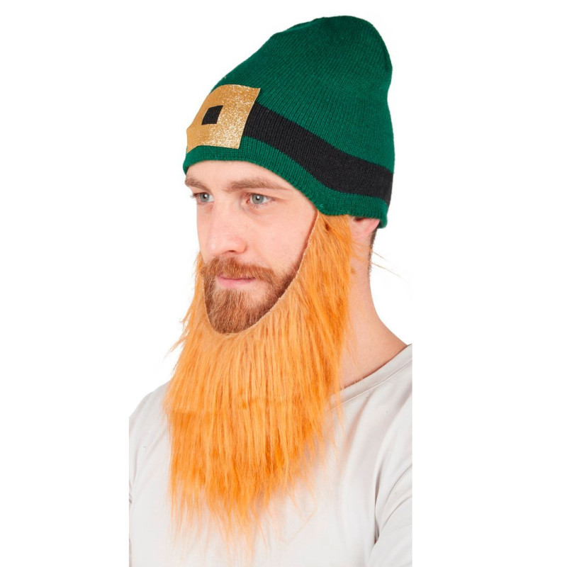 Bonnet Saint Patrick avec Barbe Adulte PtitClown