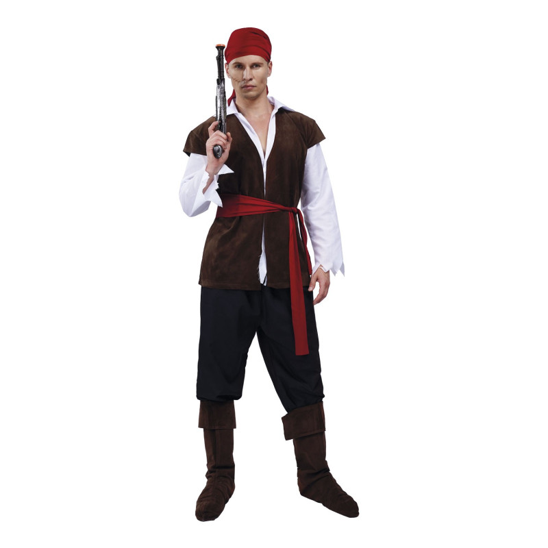 Déguisement Pirate Homme Marron - Costume Pirate Homme The Duck