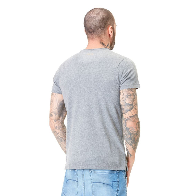 T-Shirt Homme Gris Logo Von Dutch