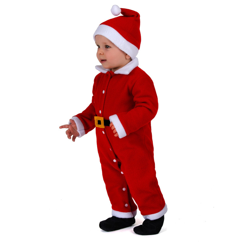 Déguisement de Père Noël bébé Rouge jadeo