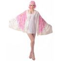 Déguisement Ailes d'ange poncho rose femme Jadeo