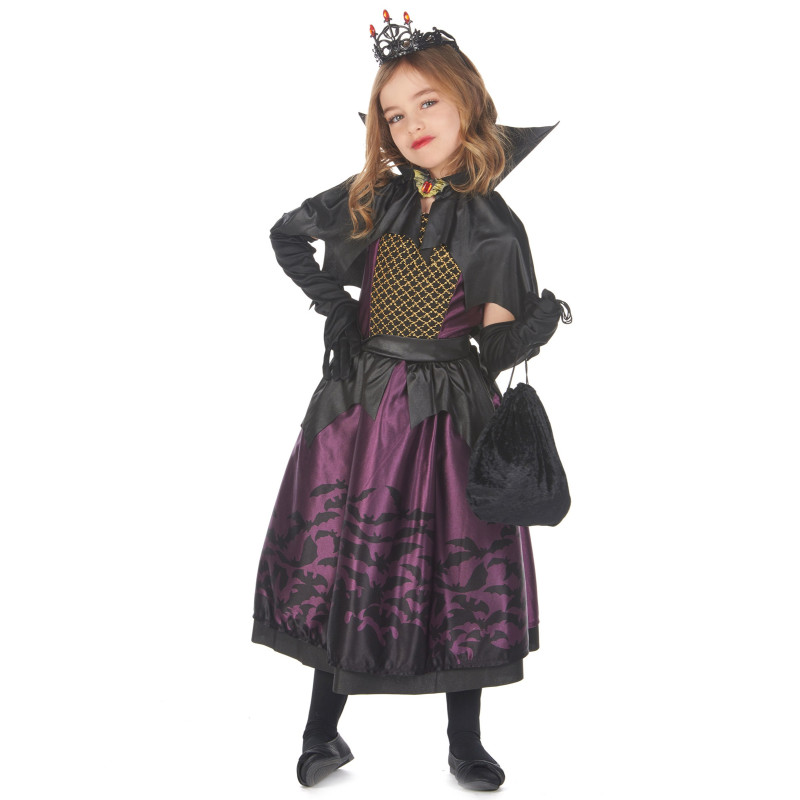 Déguisement robe chauve souris fille Jadeo