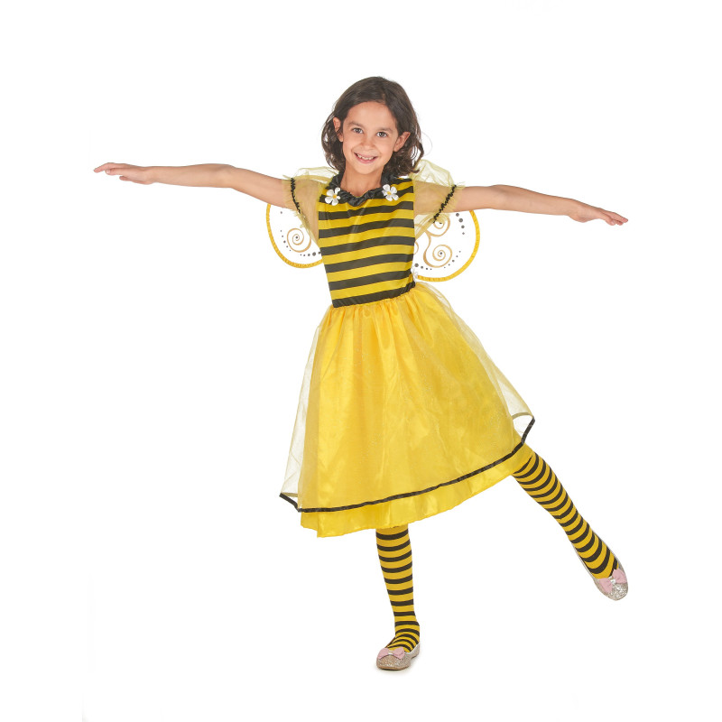 Déguisement abeille tutu avec ailes filles Jadeo