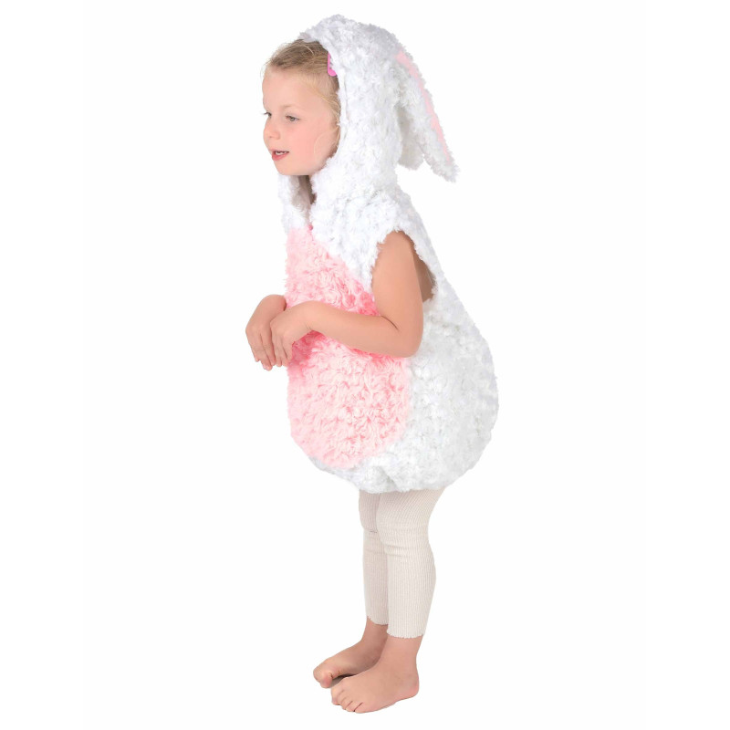 Déguisement lapin blanc et rose sans manches enfant Jadeo