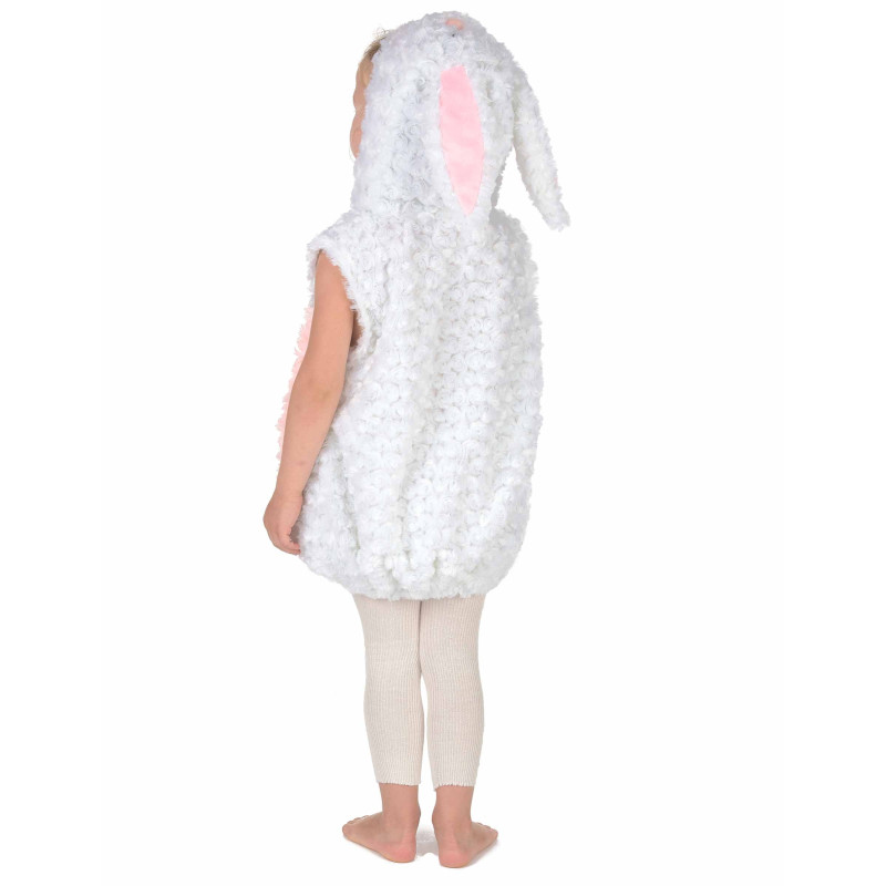 Déguisement lapin blanc et rose sans manches enfant Jadeo