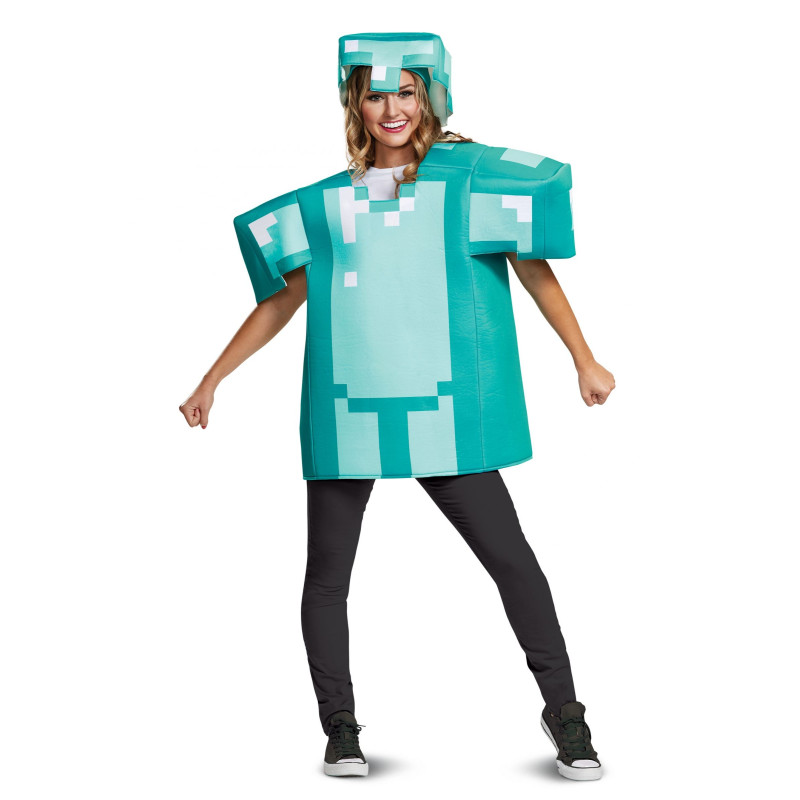 Déguisement armure Minecraft adulte Jadeo