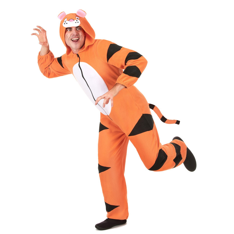 Combinaison à  capuche tigre homme Jadeo