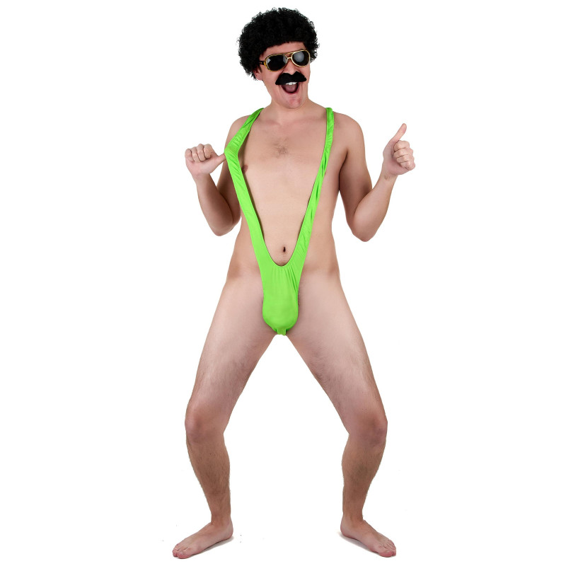 Mankini Vert Fluo Homme Jadeo