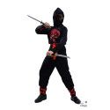 Costume Ninja Enfant Noir Rouge PtitClown