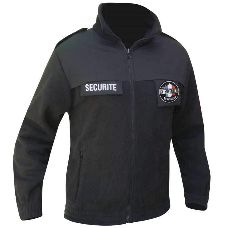 Blouson Polaire Sécurité DCA FRANCE - Equipement Sécurité privé blouson Quaerius