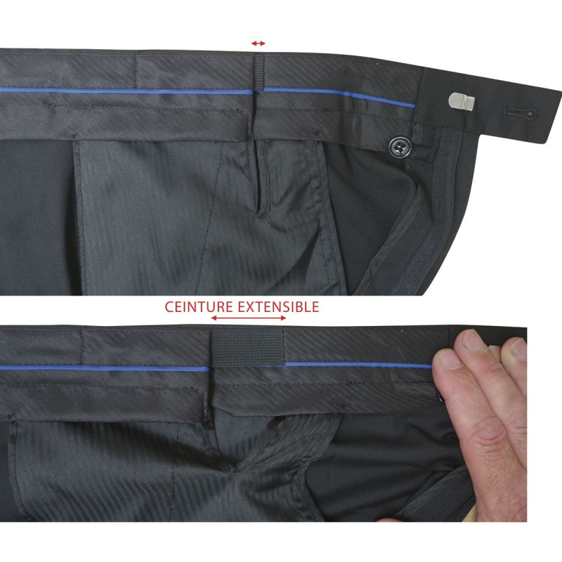 Pantalon de Costume Coupe Ajustée Patrol Equipement - Tenue Agent de Sécurité - Pantalon Agent de Sécurité Quaerius