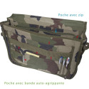 CARTABLE PORTE DOCUMENTS DCA FRANCE - Equipement militaire Bagagerie Quaerius