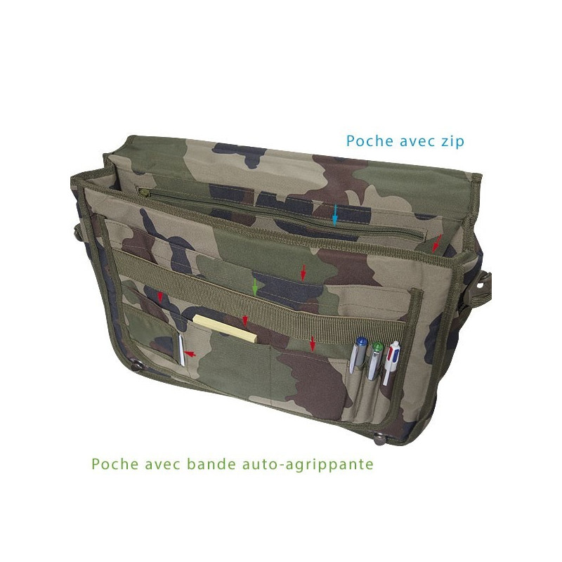 CARTABLE PORTE DOCUMENTS DCA FRANCE - Equipement militaire Bagagerie Quaerius