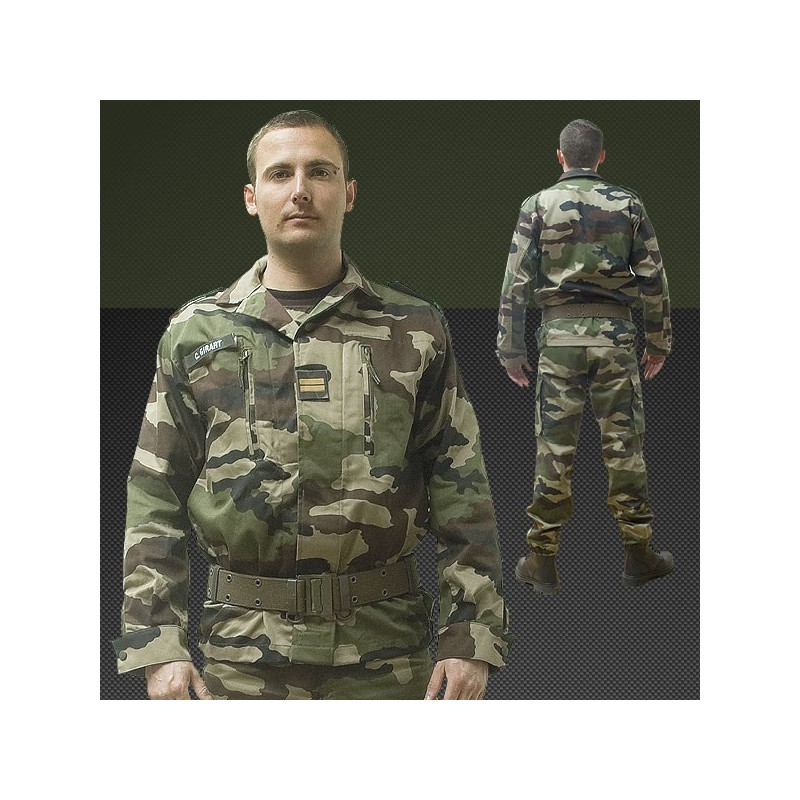 Veste F2 Armée de Terre Française Camouflage CE Opex - Equipement militaire Habillement Quaerius