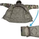 Doublure Matelassé pour Veste Guérilla Opex - tenue militaire veste armée de terre Quaerius 