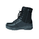 Bottes Tactical en Cuir et Cordura à Zip - Chaussures Militaires Police Marche Quaerius