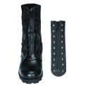 Attache Rapide 9 Oeillets en Similicuir - Fermeture Eclair Rapide Rangers Bottes Militaires Quaerius