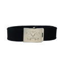 Ceinture Italienne Noire - Ceinture Militaire Quaerius