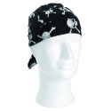 Bandana Crânes Pirate Noir - Bandeau De Tête Quaerius