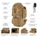 Sac à Dos Rush 100 5.11 Tactical - Sac de marche militaire 5.11 Tactical Quaerius