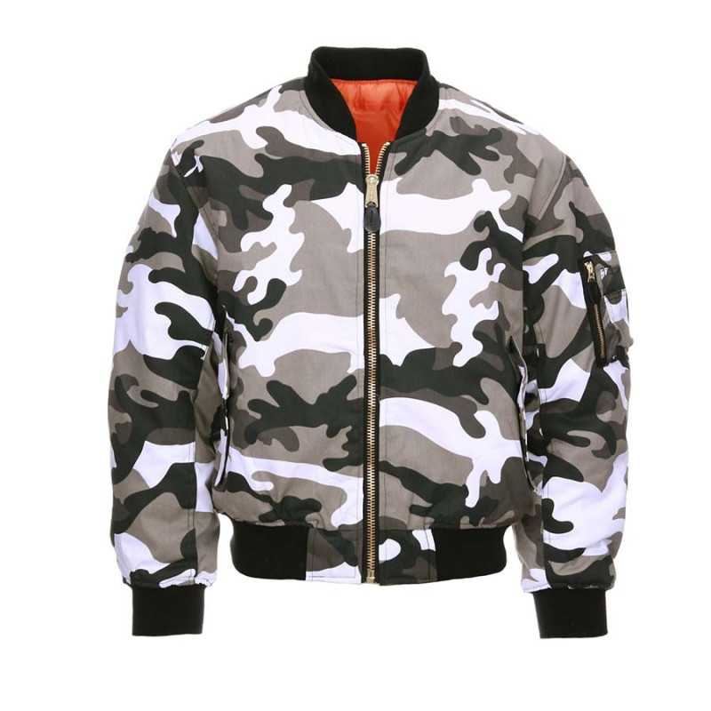 Veste Aviation Bomber Camouflage MA-I Fostex Garments - Equipement militaire outdoor Quaerius