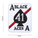 Patch Tissu Black Aces 101 Incorporated - Accueil sur Quaerius.com - Vêtements militaire et Equipements de Sécurité 