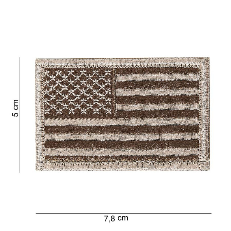 Patch Tissu Drapeau Américain Desert Velcro 101 Incorporated - Accueil sur Quaerius.com - Vêtements militaire et Equi