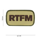 Patch 3D PVC RTFM