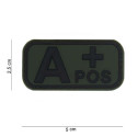 Patch 3D PVC Groupe Sanguin A + Positif Vert 101 Incorporated - Accueil sur Quaerius.com - Vêtements militaire et Equ