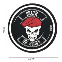 Patch 3D PVC Skull Death or Glory Noir 101 Incorporated - Accueil sur Quaerius.com - Vêtements militaire et Equipemen