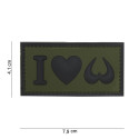 Patch 3D PVC I Love Boobies Vert 101 Incorporated - Accueil sur Quaerius.com - Vêtements militaire et Equipements de 