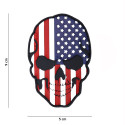 Patch 3D PVC Skull USA 101 Incorporated - Accueil sur Quaerius.com - Vêtements militaire et Equipements de Sécurité 