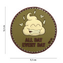 Patch 3D PVC All Day Every Day Kaki 101 Incorporated - Accueil sur Quaerius.com - Vêtements militaire et Equipements 