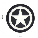 Patch 3D PVC USA Star Blanc 101 Incorporated - Accueil sur Quaerius.com - Vêtements militaire et Equipements de Sécur