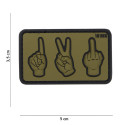 Patch 3D PVC One, Two, Fuck You Vert 101 Incorporated - Accueil sur Quaerius.com - Vêtements militaire et Equipements