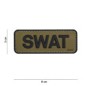 Patch 3D PVC SWAT Vert et Noir 101 Incorporated - Accueil sur Quaerius.com - Vêtements militaire et Equipements de Sé