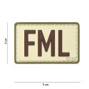 Patch 3D PVC FML (Fuck My Life) Sable 101 Incorporated - Accueil sur Quaerius.com - Vêtements militaire et Equipement