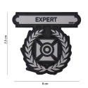 Patch 3D PVC Expert Gris 101 Incorporated - Accueil sur Quaerius.com - Vêtements militaire et Equipements de Sécurité