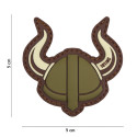 Patch 3D PVC Viking Casque Vert et Marron 101 Incorporated - Accueil sur Quaerius.com - Vêtements militaire et Equipe