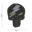 Patch 3D PVC Punisher Eclair Vert 101 Incorporated - Accueil sur Quaerius.com - Vêtements militaire et Equipements de