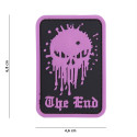 Patch 3D PVC Skull The End Rose 101 Incorporated - Accueil sur Quaerius.com - Vêtements militaire et Equipements de S