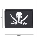 Patch 3D PVC Punisher Pirate Noir 101 Incorporated - Accueil sur Quaerius.com - Vêtements militaire et Equipements de